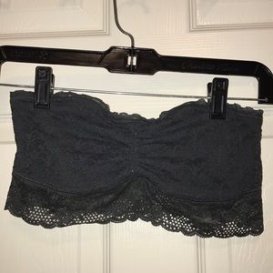 Dark gray bandeau - size M